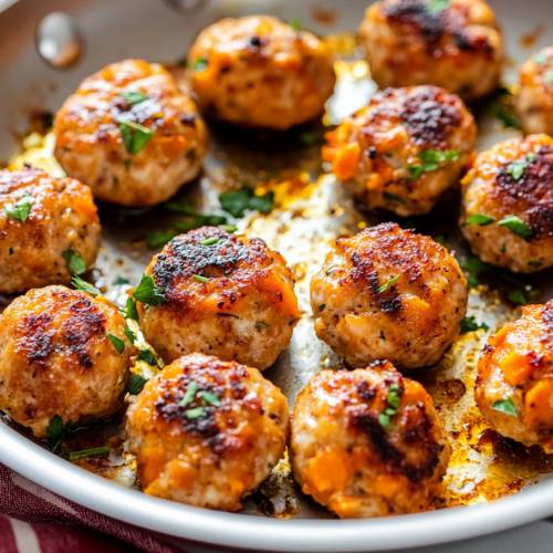 Chicken Sweet Potato Meatballs