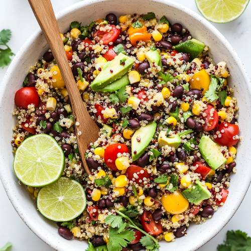 🥗 Bean Salad with Quinoa – A Crunchy, Healthy Bowl Full of Goodness!