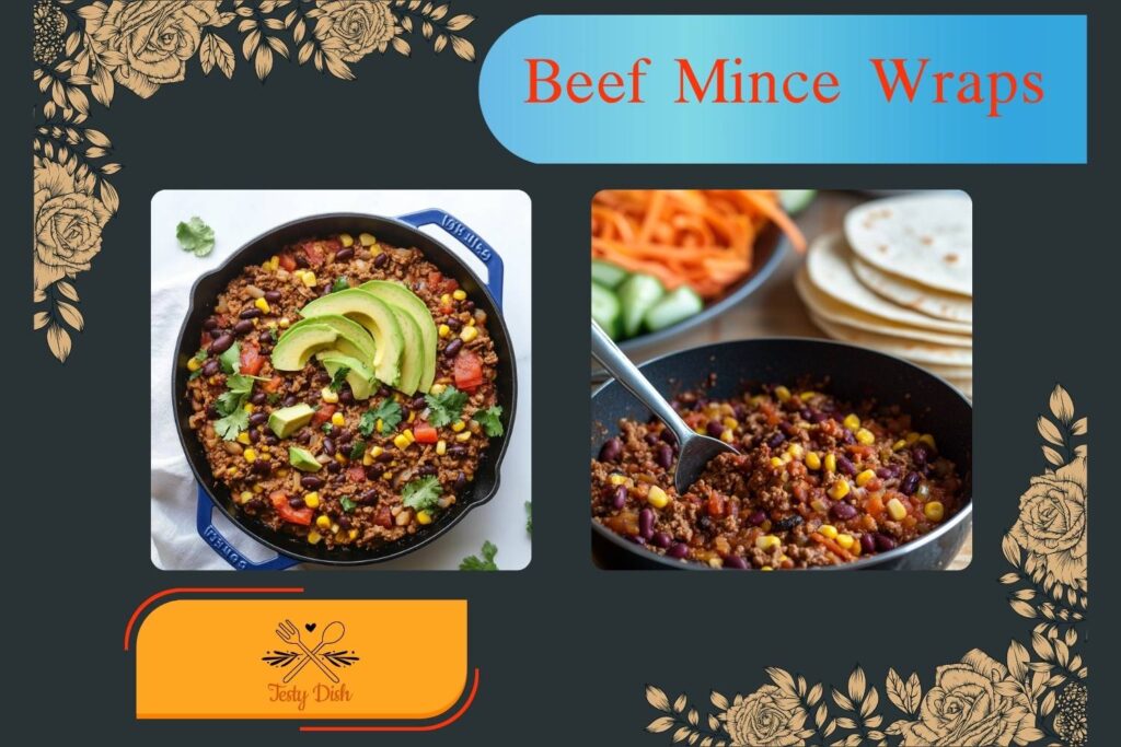 beef mince wraps