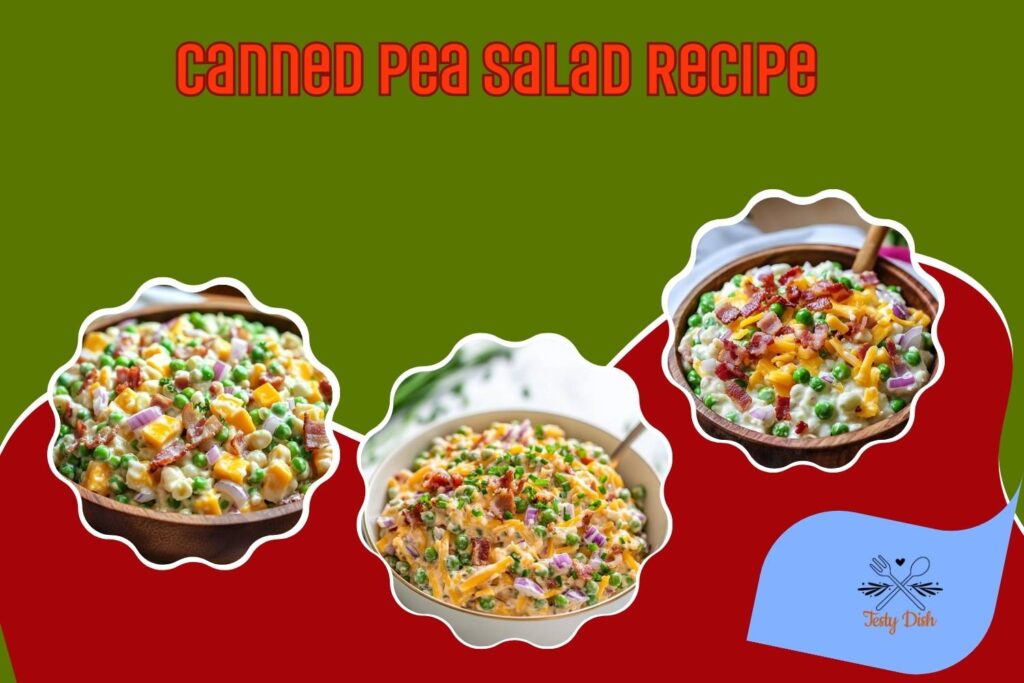 canned pea salad recipe