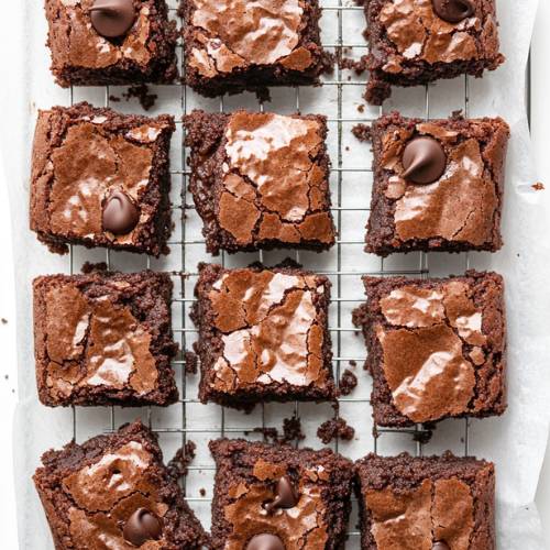 🍫 Double Chocolate Brownies (No Bake & Easy!) 🍫 A Fudgy Treat You’ll Want Again and Again!