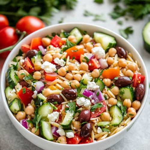 🥗 Orzo Salad Recipes – A Fresh and Tasty Summer Bowl!