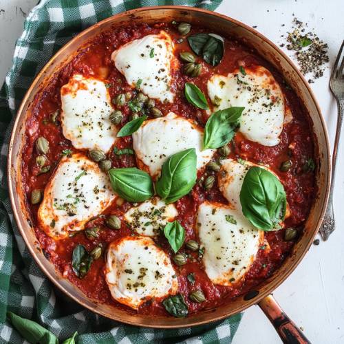 🍗 Pollo alla Pizzaiola – A Tasty One-Pan Chicken Pizza Dish!