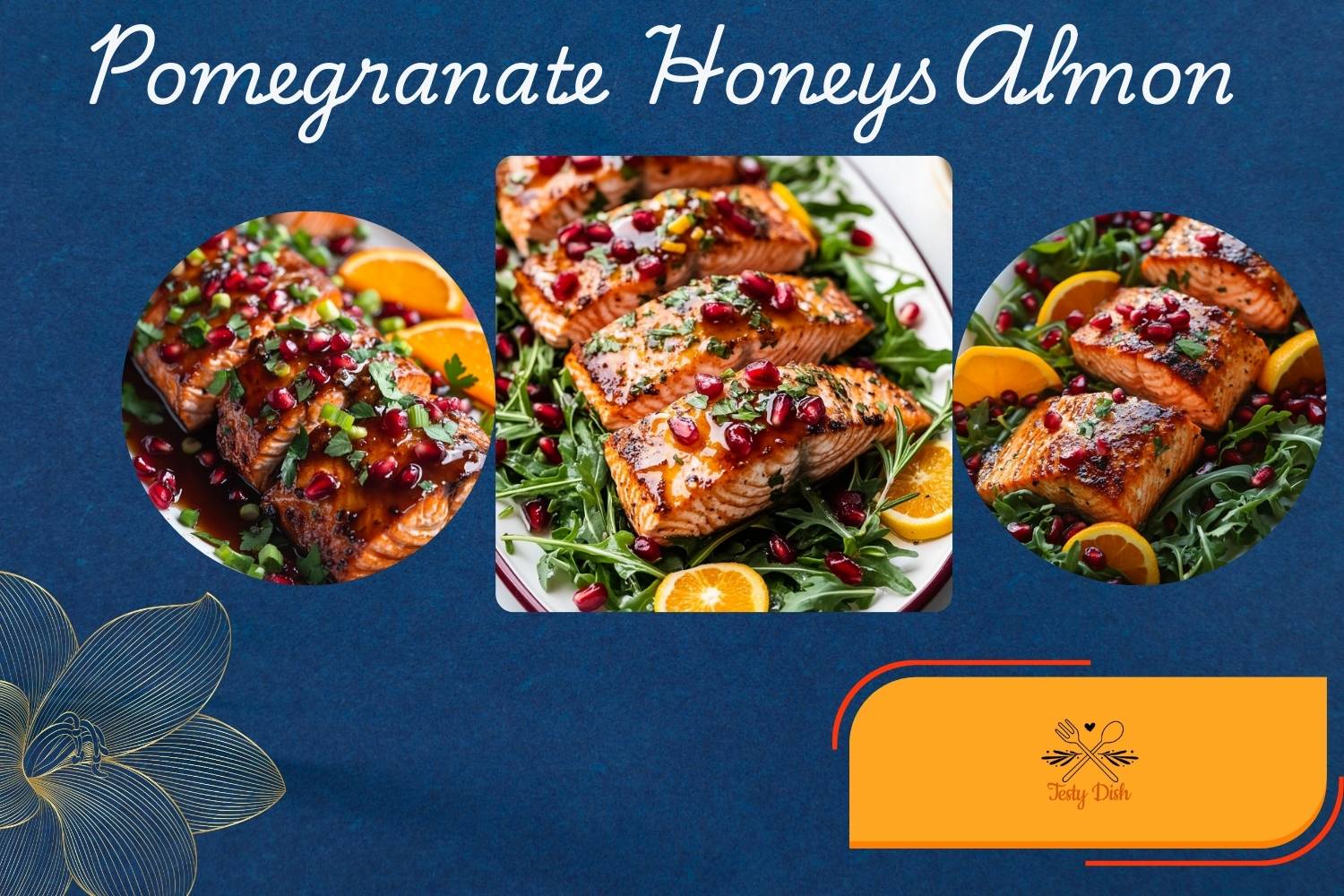 pomegranate honey salmon