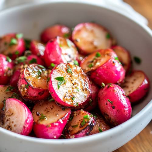 Roasted Radishes; A Colorful and Tasty Surprise!