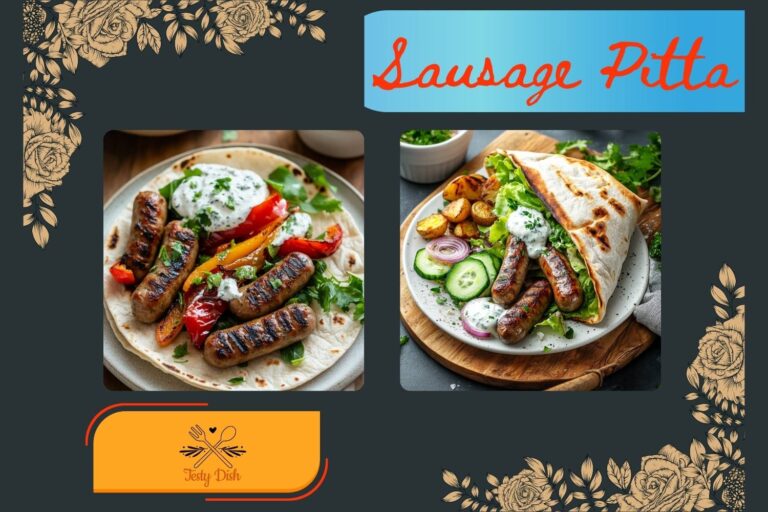 sausage pitta