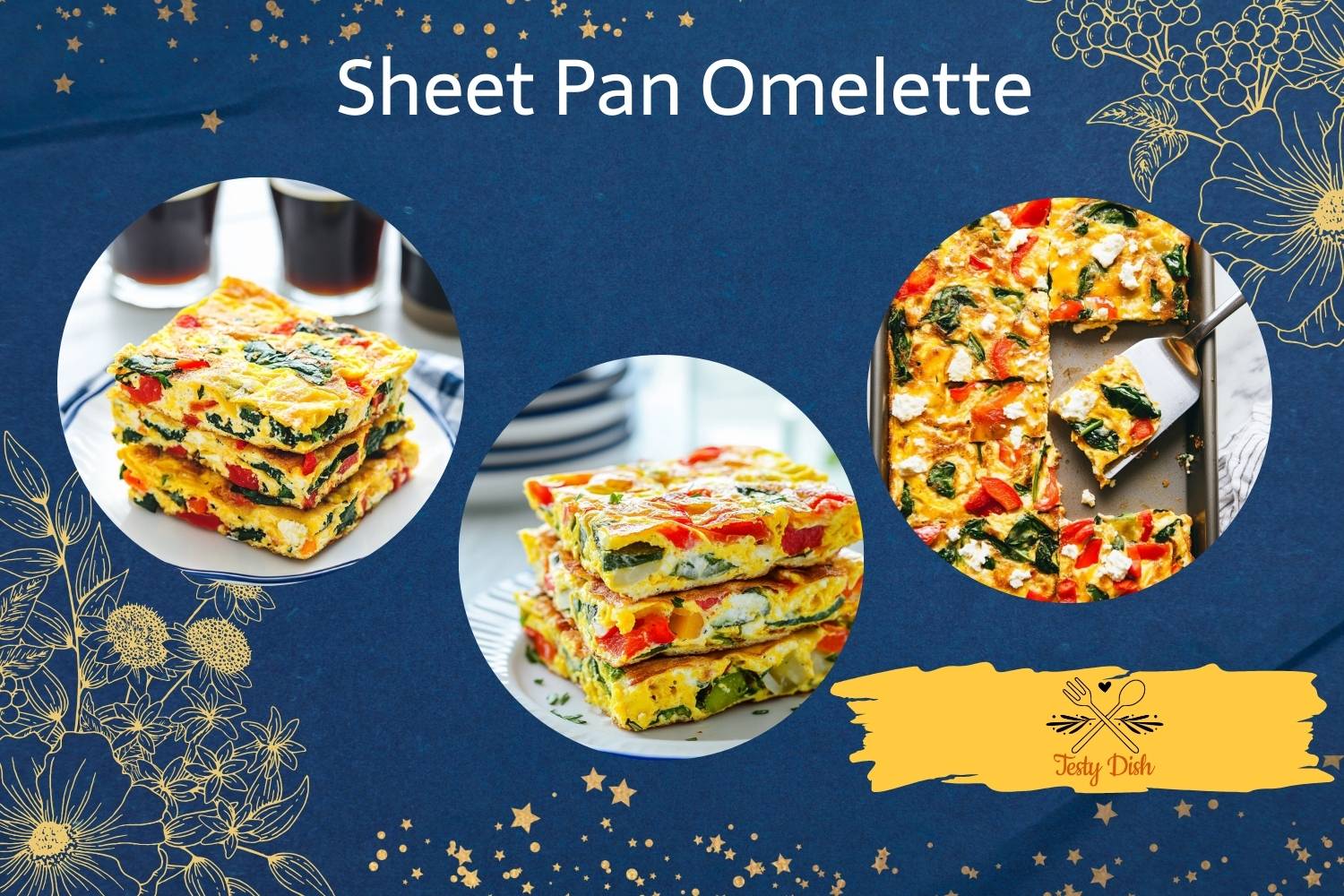 sheet pan omelette