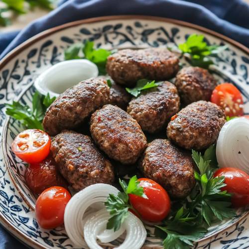 Spiced Pudding Köfte (Christmas Lamb Meatballs)