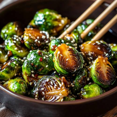 Sticky Brussels Sprouts Recipe
