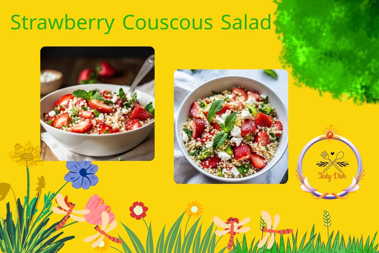 strawberry couscous salad
