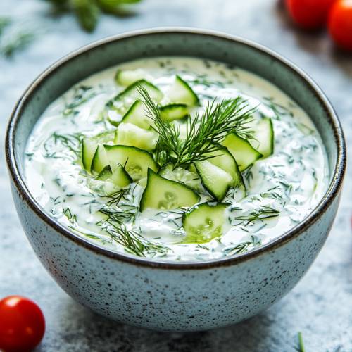 Yoghurt and Cucumber Dip (Kuru Cacık)