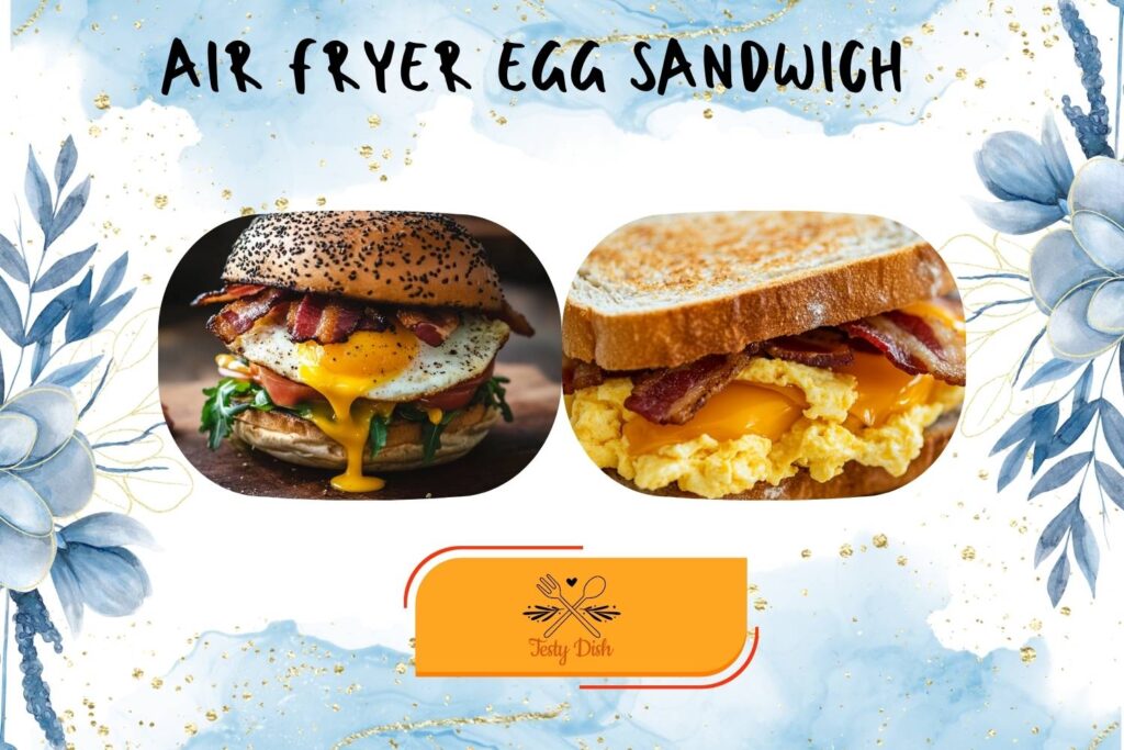air fryer egg sandwich