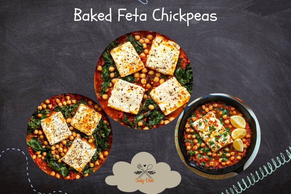 baked feta chickpeas