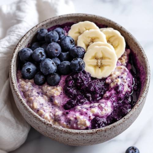 🫐🍋 Blueberry Lemon Overnight Oats A Sweet and Zesty Make-Ahead Breakfast