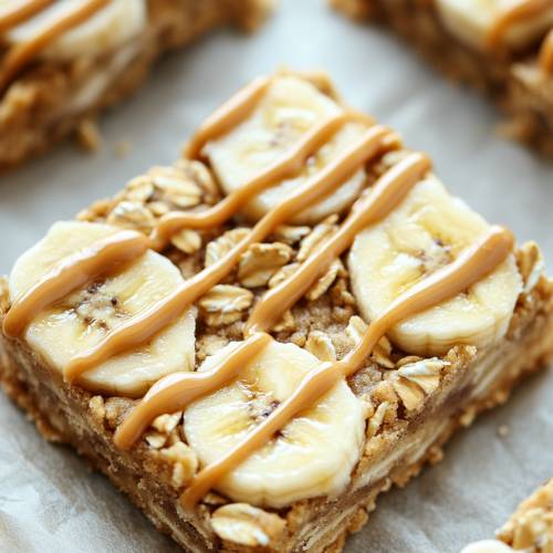 🍌 Breakfast Banana Bars; Easy, Healthy & Yummy!