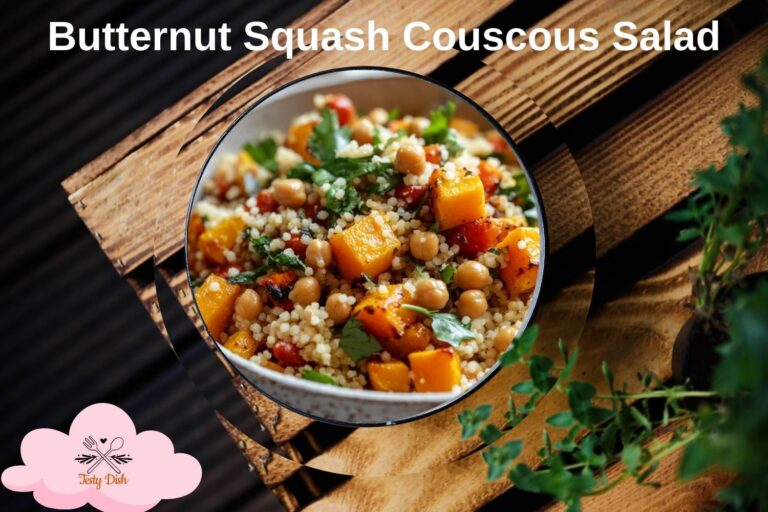 🥗 Butternut Squash Couscous Salad with Crispy Kale & Kale Pesto