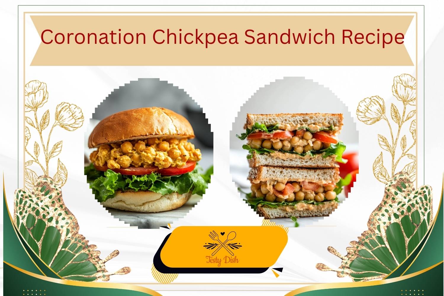 coronation chickpea sandwich recipe