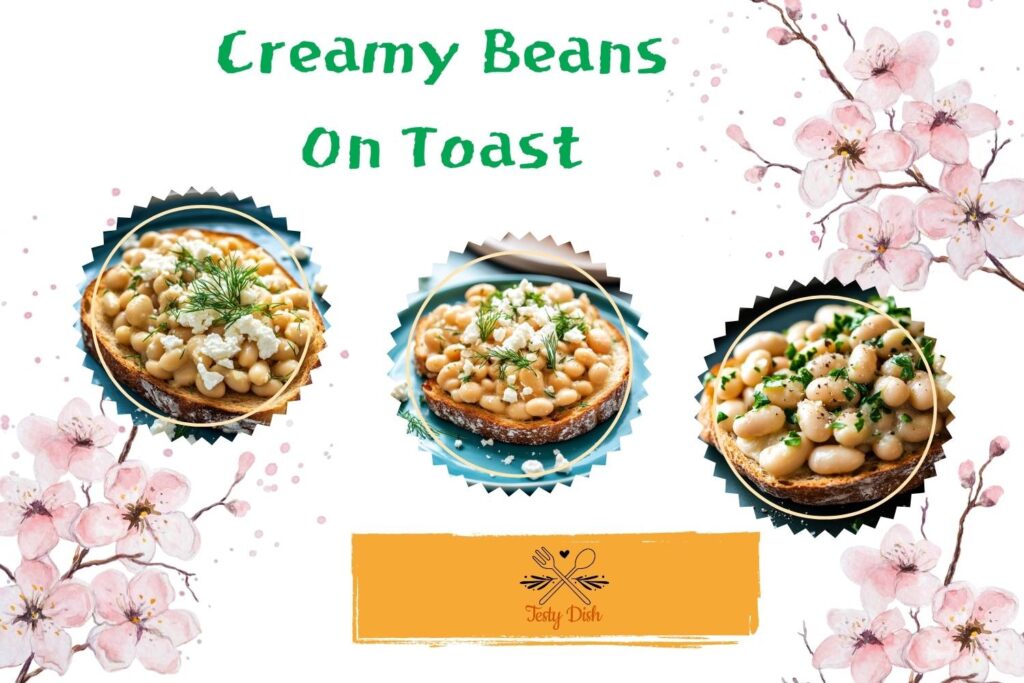 creamy beans on toast