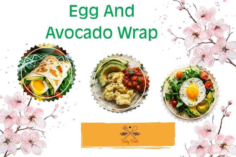 🥑🍳 Egg and Avocado Wrap; Quick, Crunchy, and Tasty!
