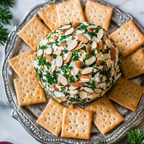 🎄Festive Cheese Ball: A Tasty Holiday Appetizer!🧀