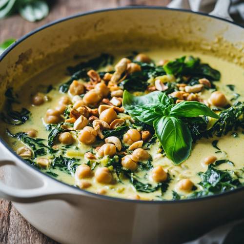 🌱 Super Green Chickpea Curry