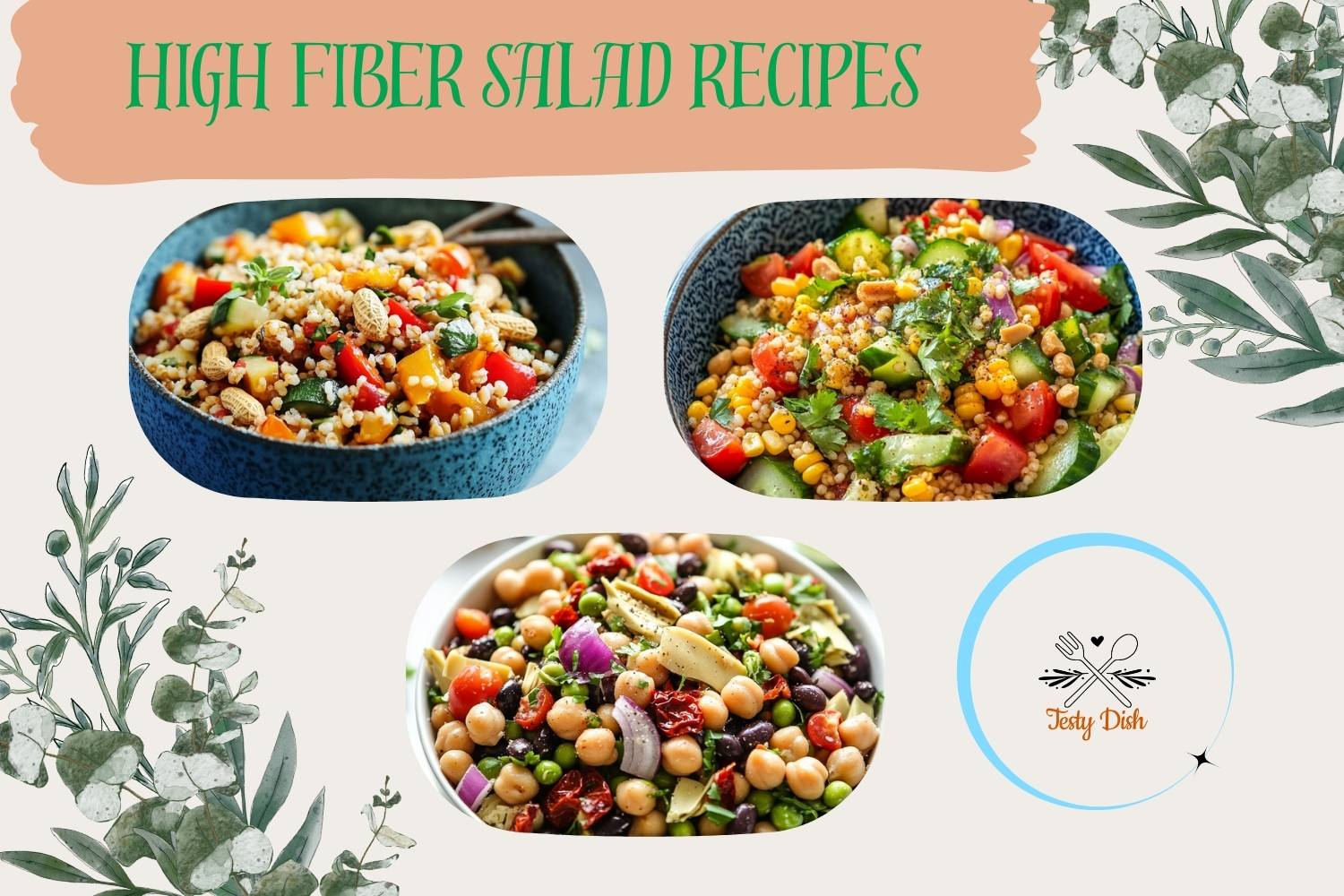 high fiber salad recipes