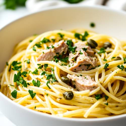 Lemon and Tuna Pasta (High Protein, Easy & Ready in 15 Minutes)