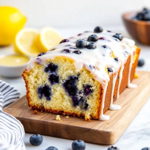 🍋🫐 Lemon Blueberry Loaf Recipe; Light, Sweet, and So Satisfying!