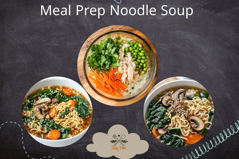 meal prep noodle soup