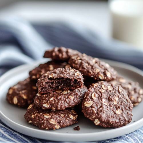 🍪 No Bake Healthy Cookies; Just 3 Ingredients!