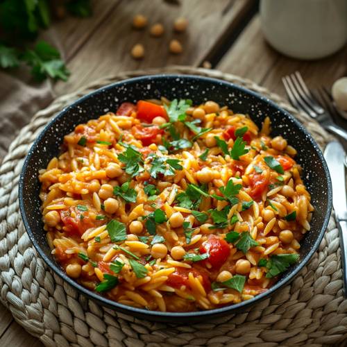 🇬🇷🥬 One Pot Orzo Pasta; Greek-Inspired & Full of Greens!