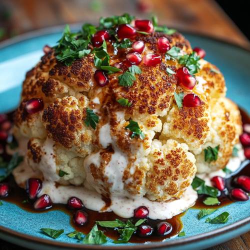 🌱 Roasted Cauliflower Head, A Tasty and Easy Show-Stopper!
