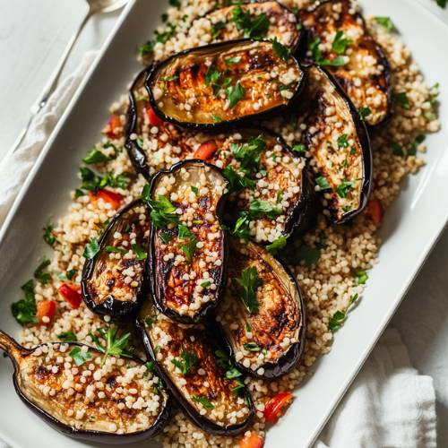 🍆 Sesame Miso Aubergine; Crispy, Savory, and Totally Delicious!