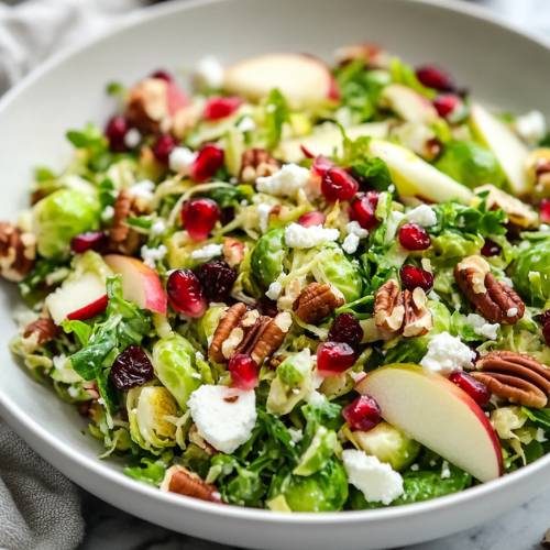 🥗 Shredded Brussels Sprout Salad