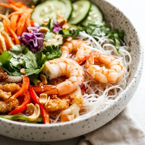 🫔 Fresh & Easy Spring Roll Salad (No Wrap Needed!)