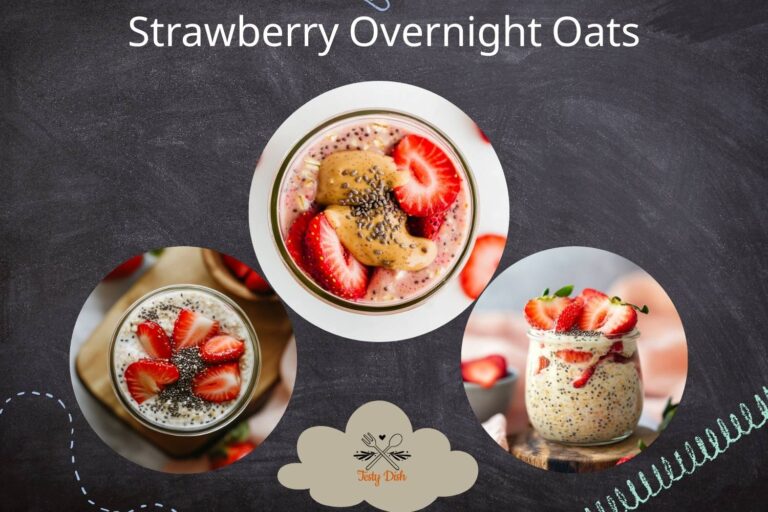 strawberry overnight oats