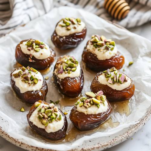 🧀 Stuffed Dates Appetizers; Sweet, Salty, and Super Easy!