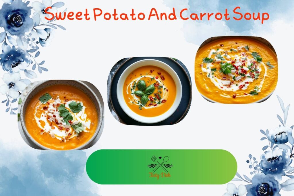 sweet potato and carrot soup
