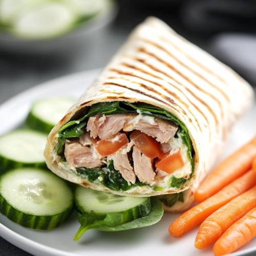 🐟 Tuna Wrap Recipe; A Tasty, High-Protein Lunch!
