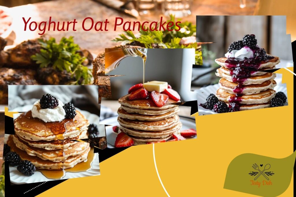 yoghurt oat pancakes