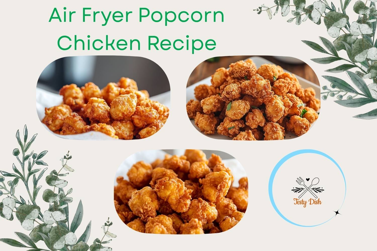 air fryer popcorn chicken recipe