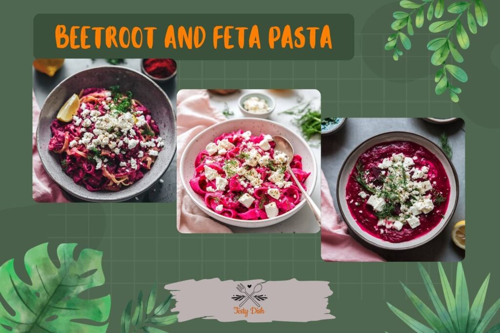 beetroot and feta pasta