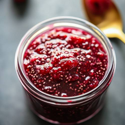 Frozen Chia Jam Bites with Dark Chocolate (Healthy 5-Ingredient Snack)