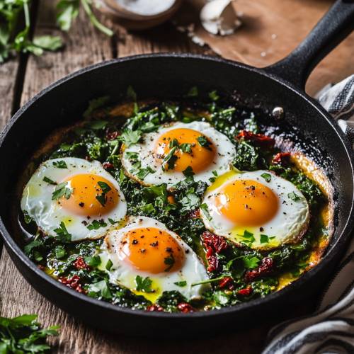 Green Shakshuka Recipe (Healthy One-Pan Eggs & Greens Brunch)