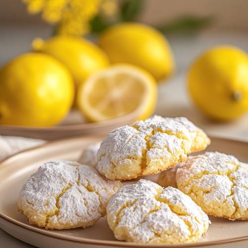 Perfect Lemon Crinkle Cookies (Soft Centers + Crinkly Tops)
