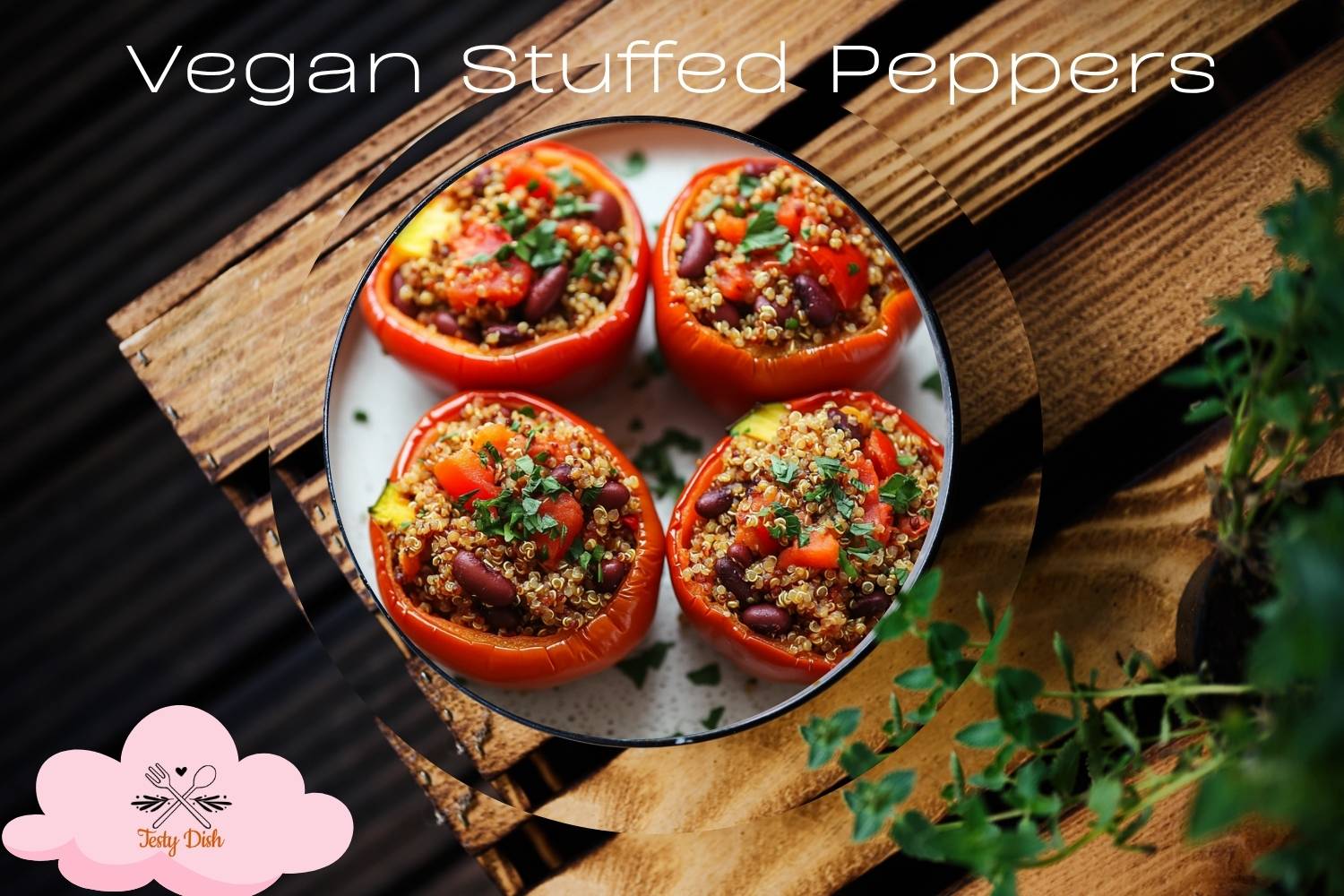 vegan stuffed peppers