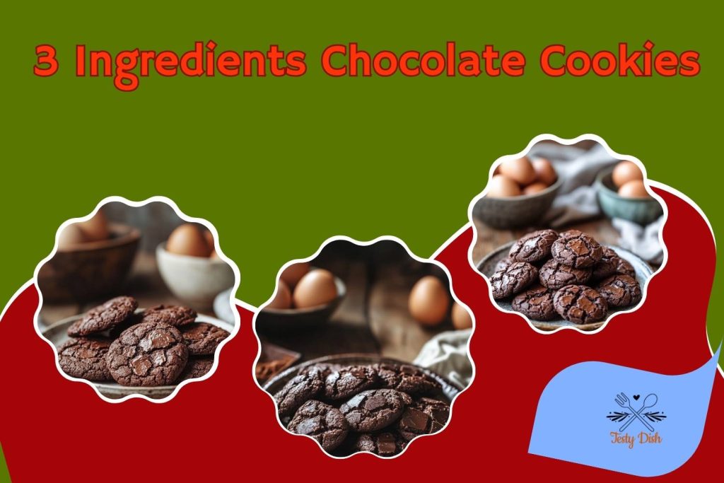 3 ingredients chocolate cookies