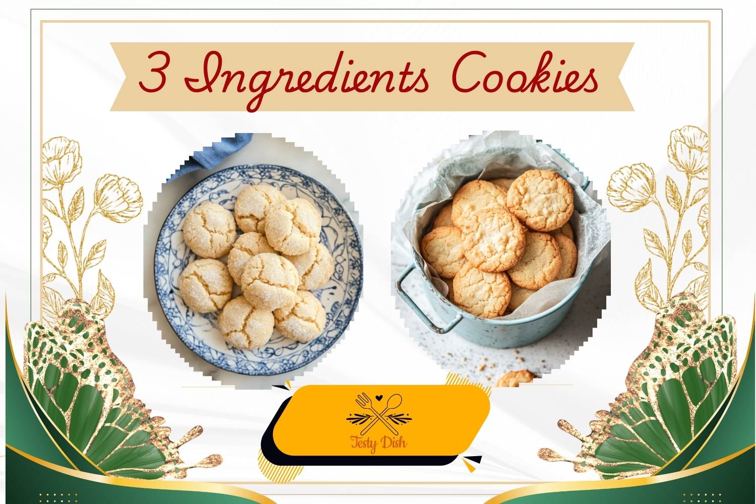 3 ingredients cookies