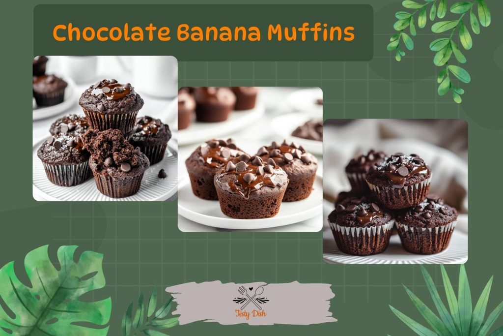 chocolate banana muffins