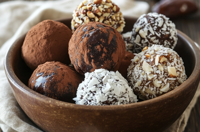 Dates Truffles, A Sweet & Healthy Snack Everyone Can Enjoy!